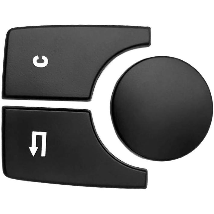Black Car Console Multimedia Switch Button Cover Trim Sticker Compatible with Mercedes Benz A B Class CLA GLA W176 W246 C117 W117 X156(Model B)
