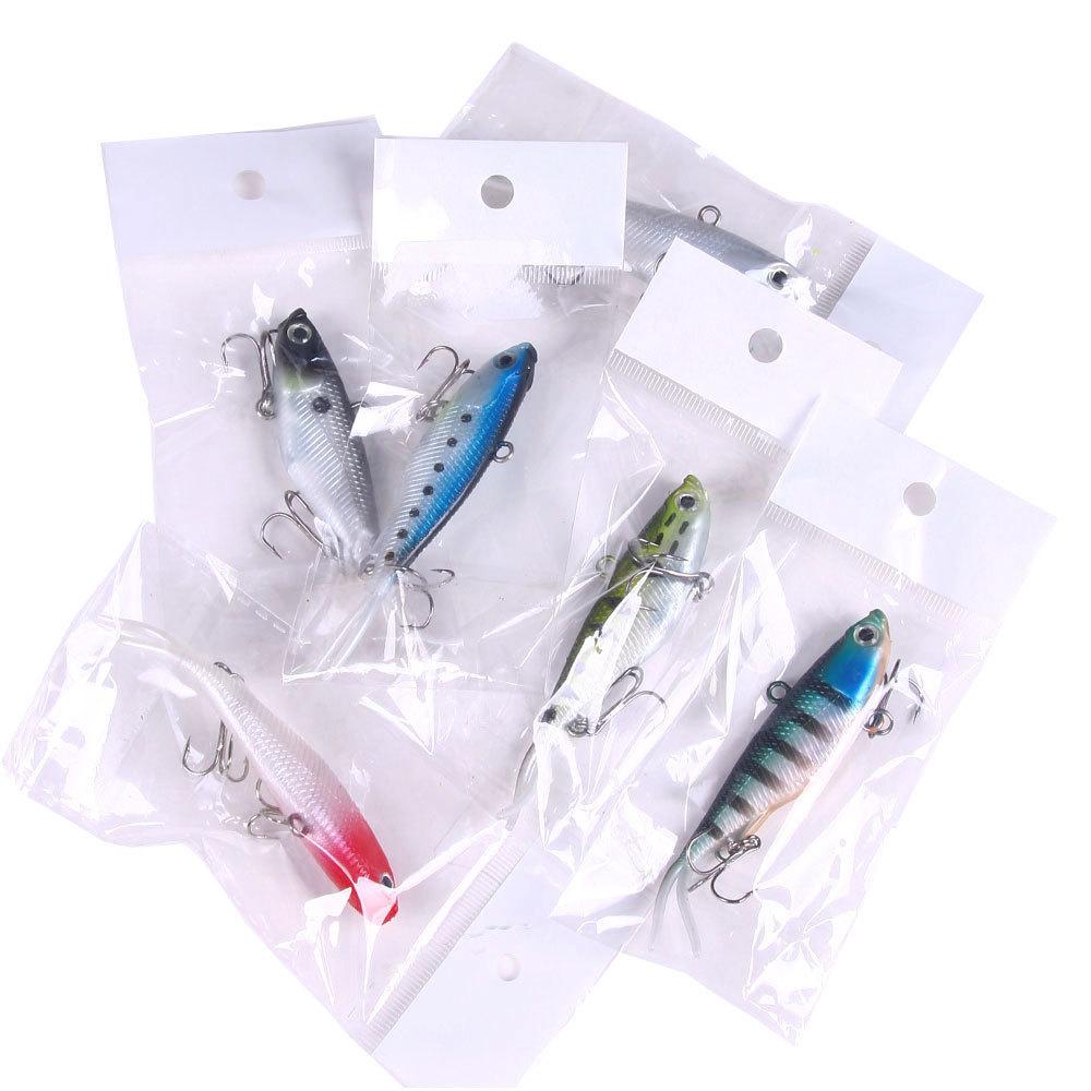 9.5CM 20G Winter Fishing Lure VIB Ice Fishing Lure Soft Inking Fishing Lure