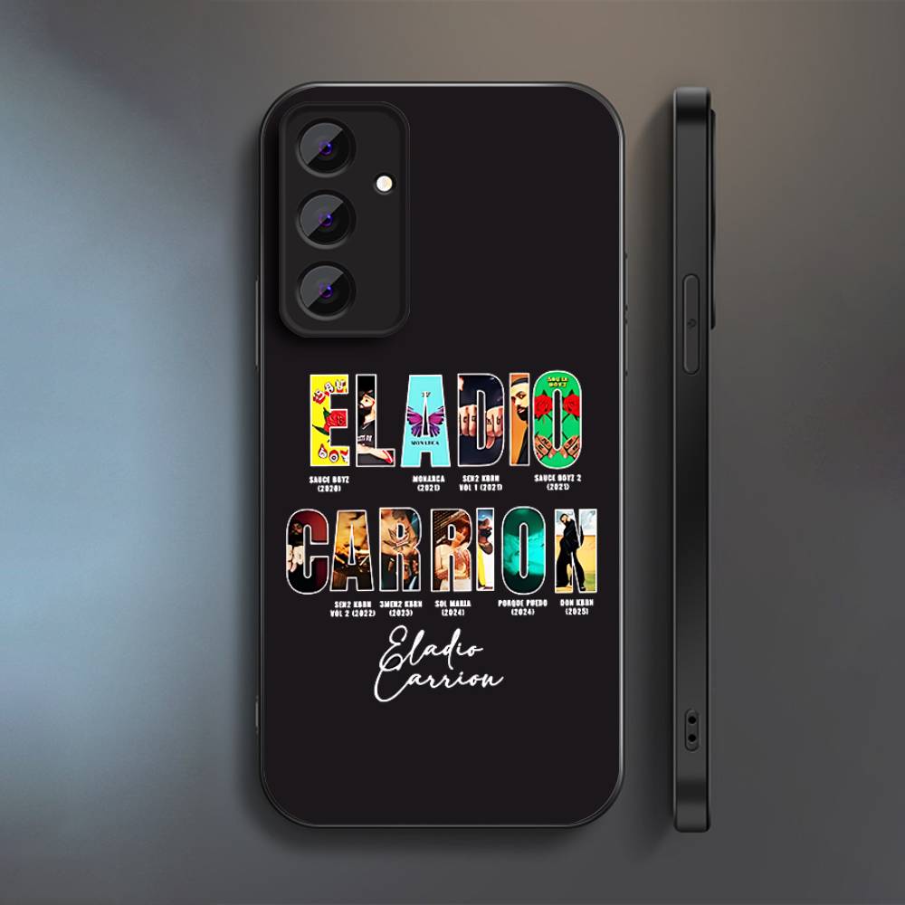 E-Eladio Carrion DON KBRN Phone Case For Samsung S 25,24,23,22,30,21,10,9,Ultra,Plus,Lite,FE,4,5 G Soft Black Case