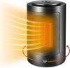 Personal Space Heater, Portable 750W-1500W Fast Heating Ceramic Tower Heater with Over-Heat Protection, Small Heaters for Bedroom