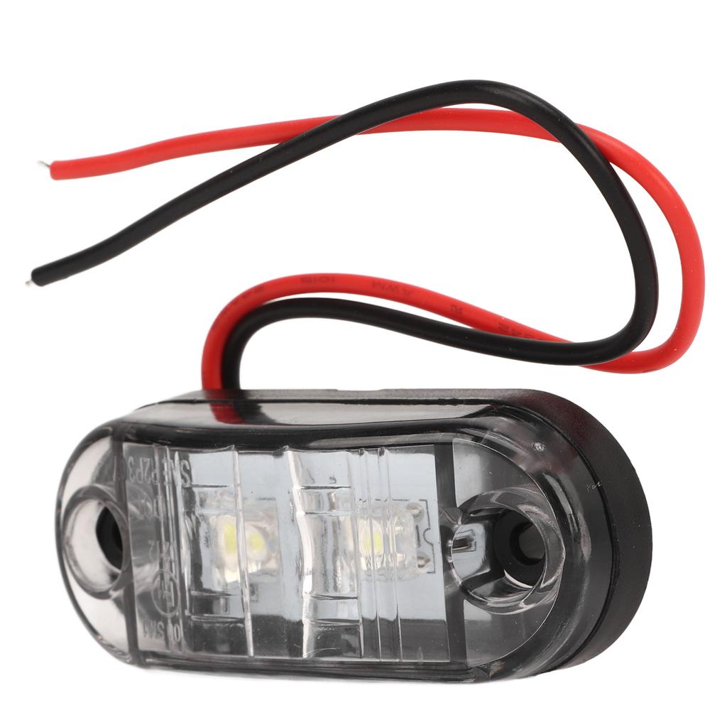 4 STÜCK LED Innen Seitenmarkierungsleuchten 12V Stabiles PC-Material Geeignet für Wohnmobile Schiffe Yachten