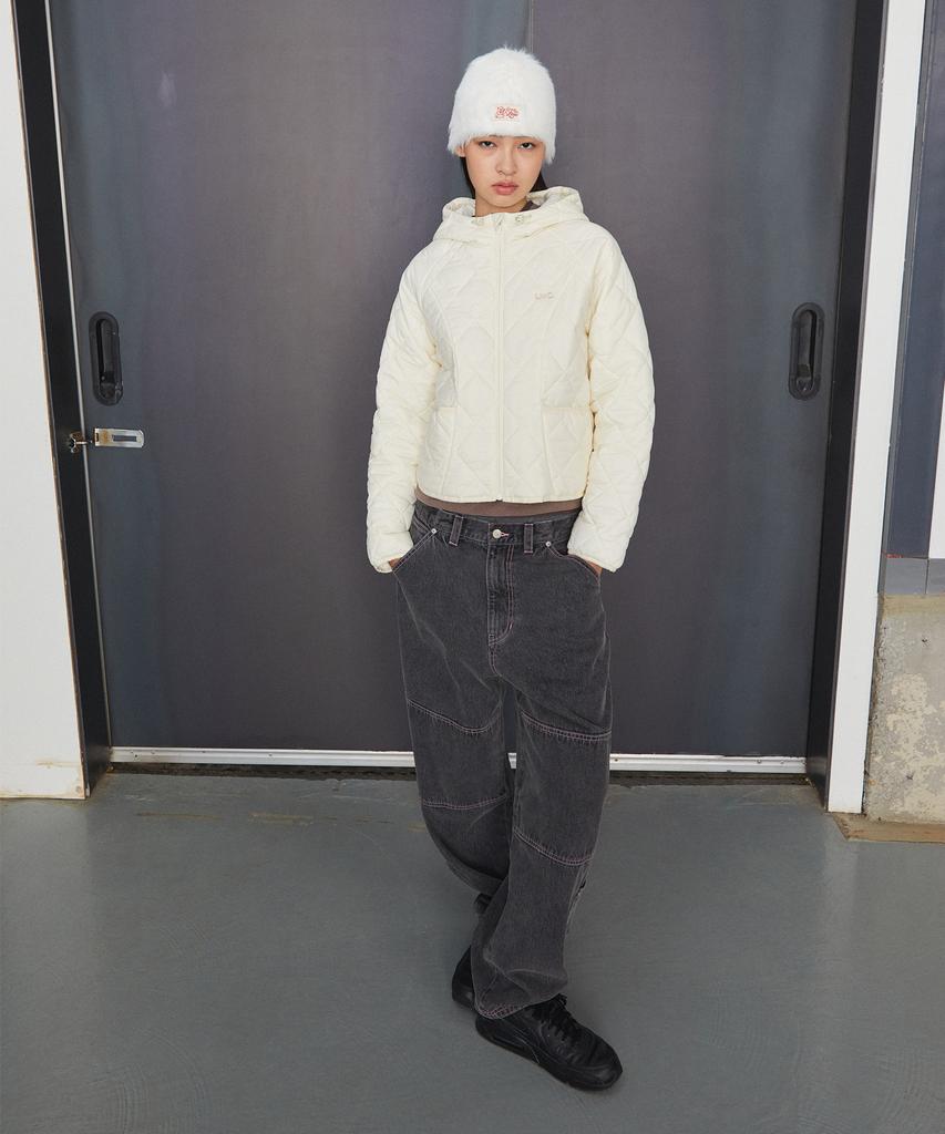 LMC Cntrst St Double Knee Denim Pants Gray