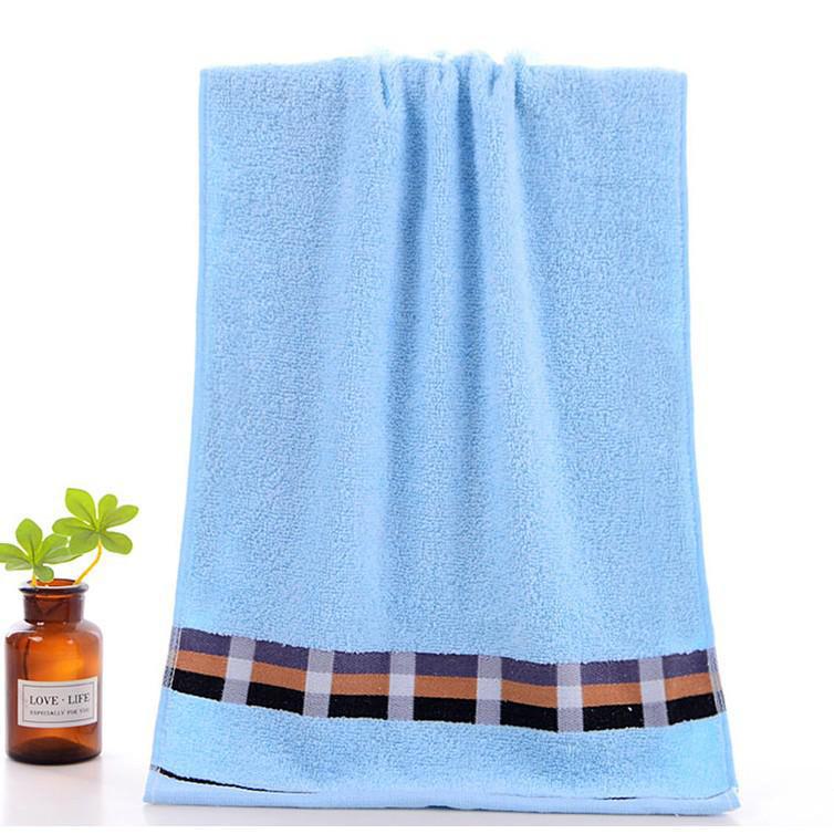 Gaoyang Rutig Ren Bomull Badhandduk – Tjock och Mjuk för Hem-, Hotell- eller Presentaskanvändning