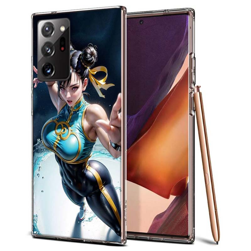 Game Anime Ch-Chun Li Phone Case for Samsung A55 A35 A25 A15 A07 A05S A16 A17 A26 A36 A37 A56 A57 Galaxy Note 20 10 A50S A71 A51