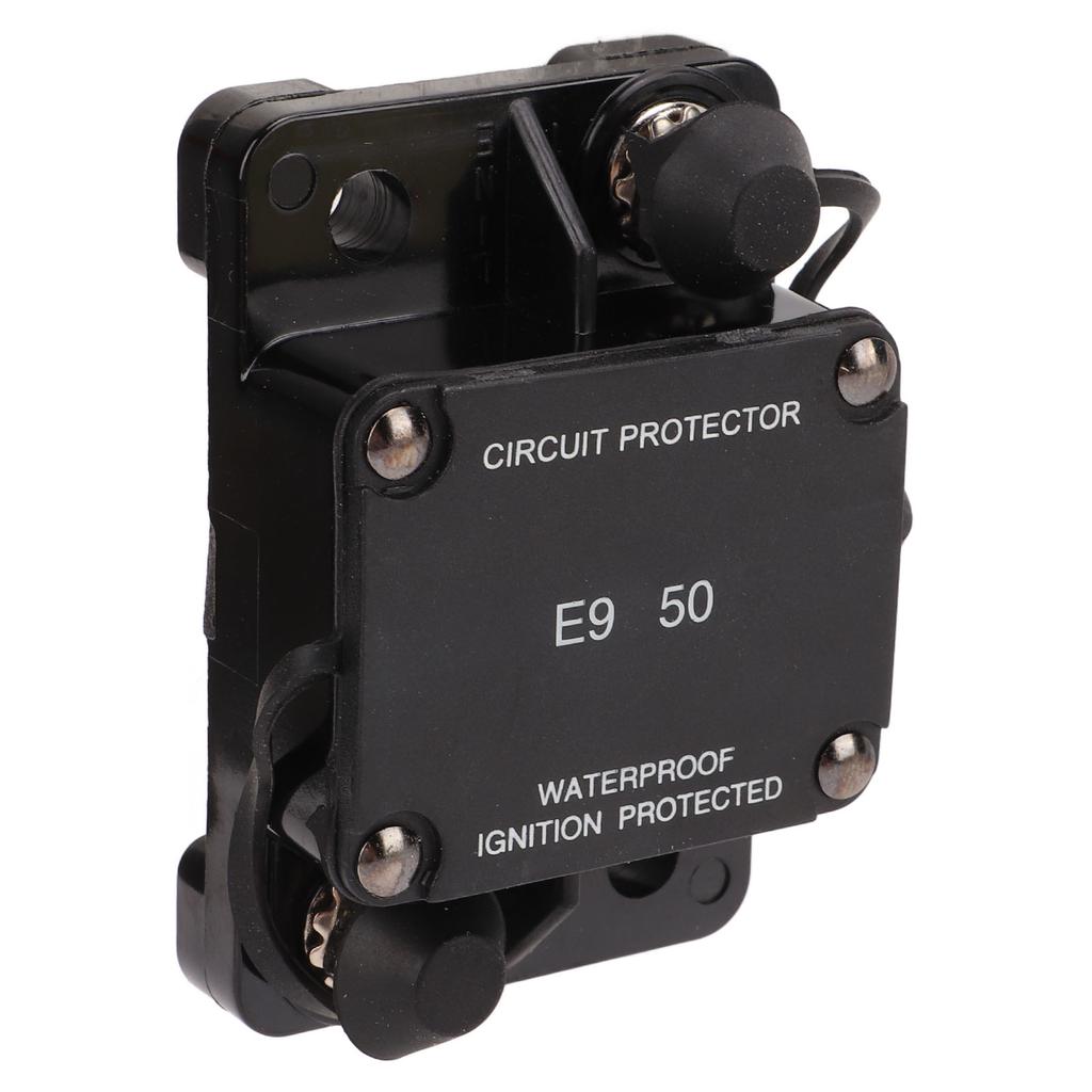 32V 50A Schutzschalter Automatische Rücksetzfunktion 1/4in Bolzen IP67 Wasserdicht Staubdicht für LKW Bus