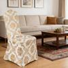 Removable Decorative Slipcovers Bronzing Gold Elastic Chair Cover Decor Chair Covers  Wedding