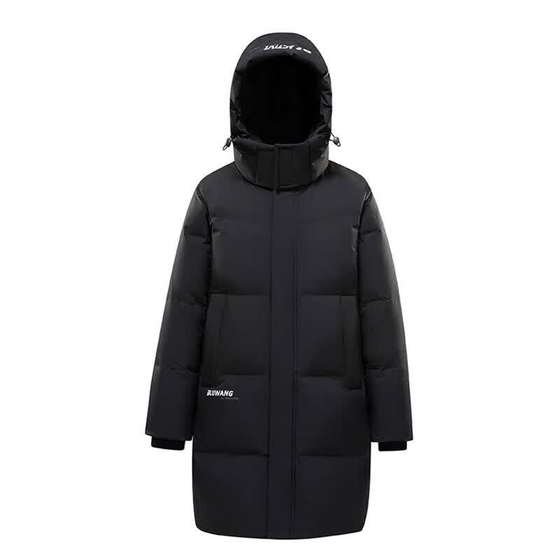 ROMON Men s Long Hooded Down Work Jacket XL чёрный