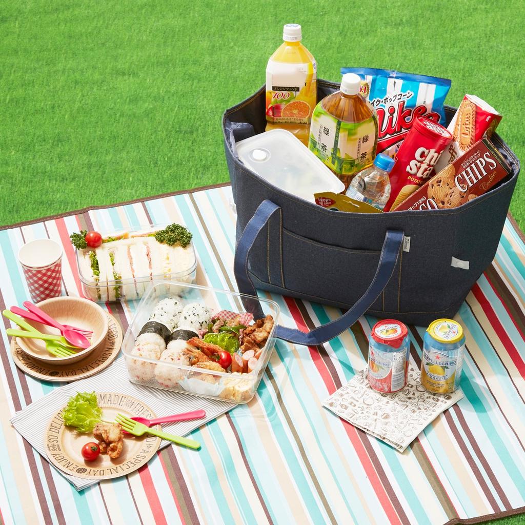 Servan Insulated Shopping Basket Bag Denim-Style (1 Bag)