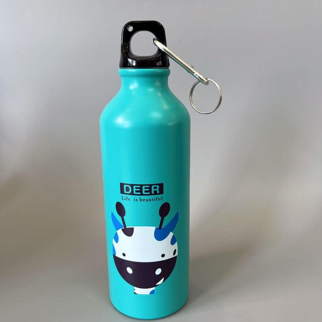 Aluminum Sports Water Bottle - Single Layer Outdoor Cycling Gift