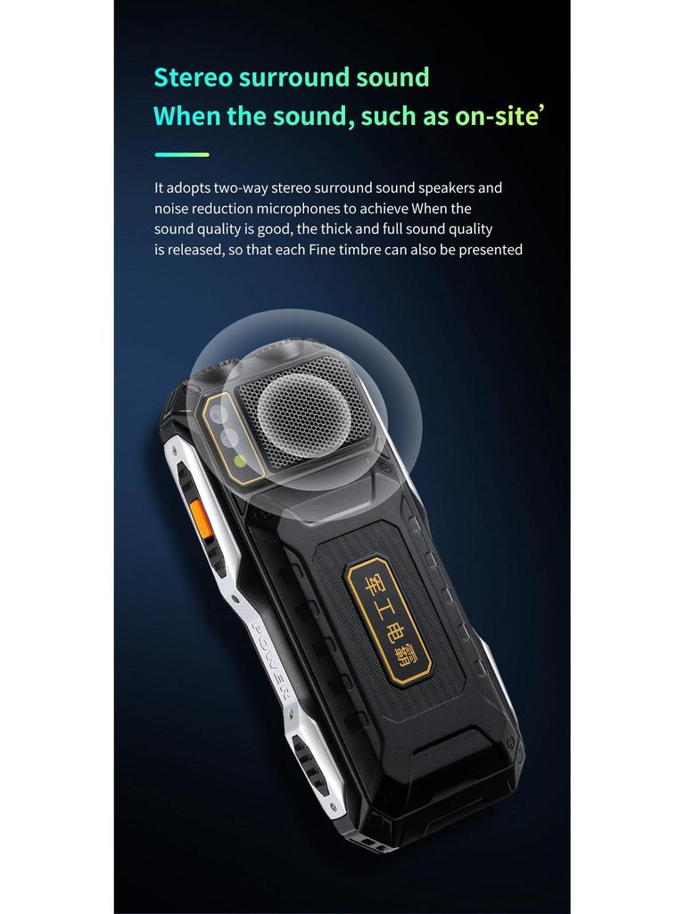 YEEMI Q8 Rugged Senior Mobile Phone: Quad-band, Loud, Super Long Standby, Supports Multiple Languages.