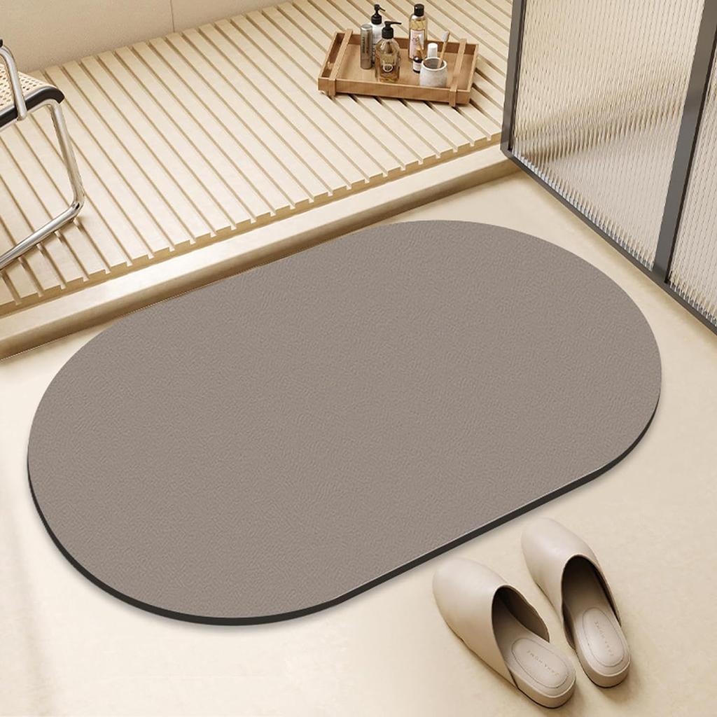 Soft Diatom Mud Floor Pad Bath Area Toilet Entry Door Moisture-wicking Slip-resistant Kitchen Floor Mat Toilet Toilet