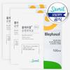 Blephazol 100ml + Pure Cotton Non-woven Fabric 80 Sheets, Colorless and Unscented, 3 pcs