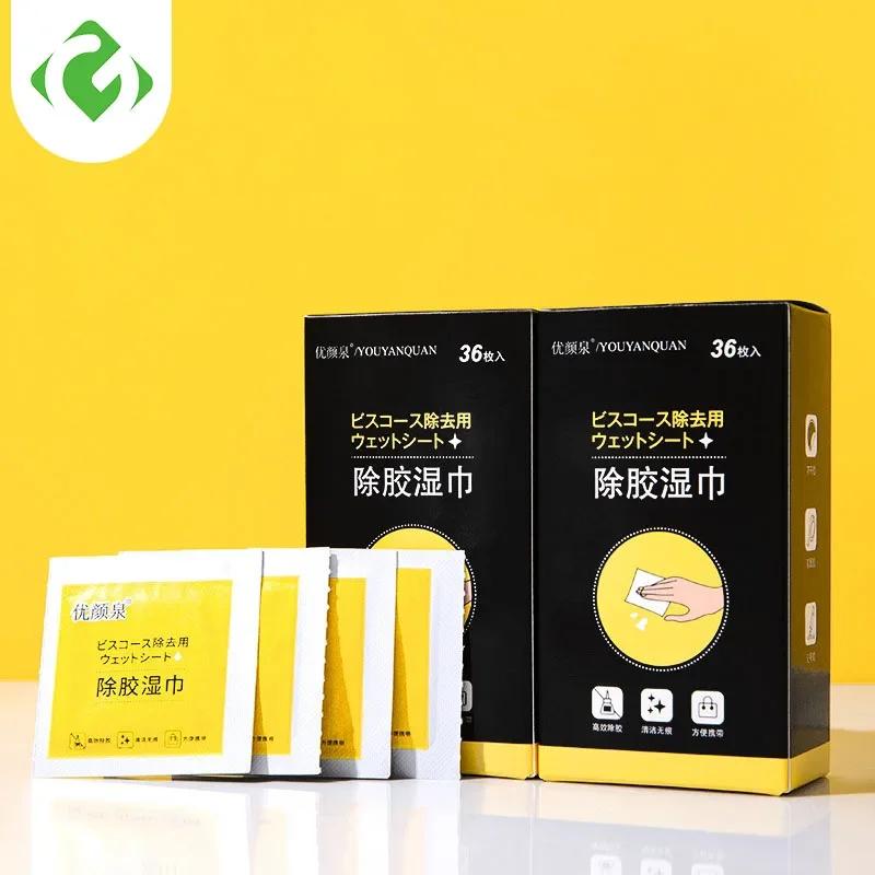 Salviette sgommanti per rimuovere olio e colla Panno per la pulizia Auto Sticky Alcohol Pulizia Compresse di cotone Rimuovi macchie adesive residue