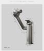 Multifunction Bathroom Faucet Square Sink Faucet Hot Cold Water Mixer Crane Deck Mounted 1080° Universal Water Taps