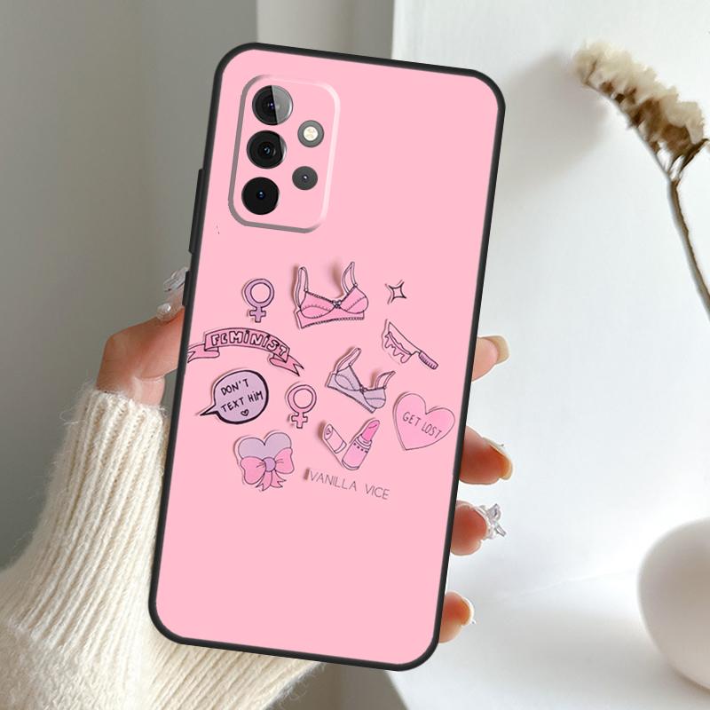Feminist Girl Power Women Case For Samsung Galaxy A55 A15 A35 A56 A06 A16 A26 A36 A32 A52 A13 A33 A53 A14 A34 A54 A17