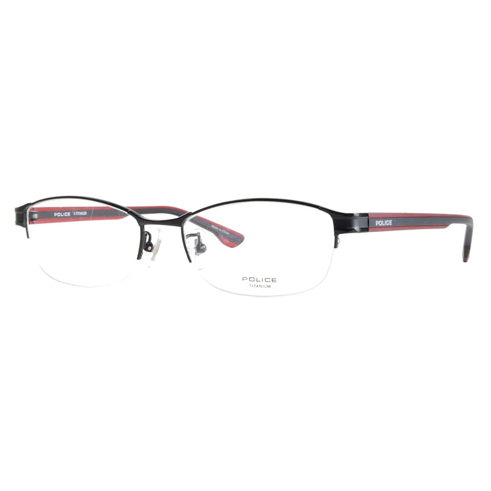 Police Glasses Sunglasses VPLD59J 0530 53 Square Half-rim Nylon Metal Titanium Optical