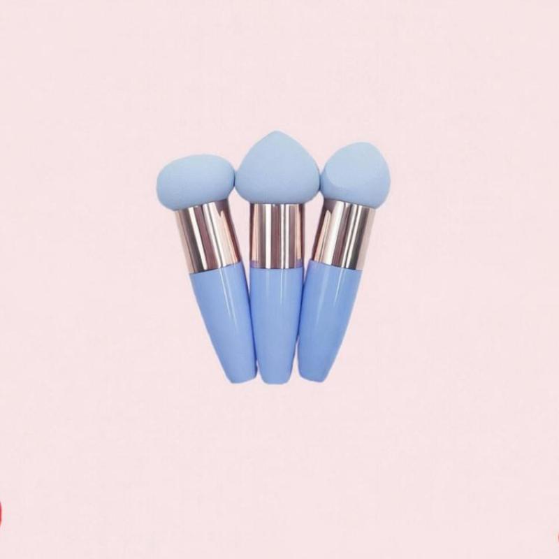 3PCS Mushroom Head Makeup Brushes Ultra Soft Foundation Sponge Powder Puff for Professional Salon Beauty Makeup