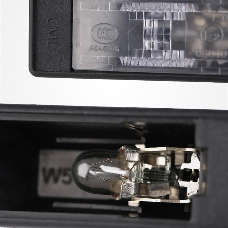 Brand New  Number Plate Lamp License Plate Lights 6340F0 For Peugeot 207 301 307 308 3008 508 Citroen C2 C4 Sega