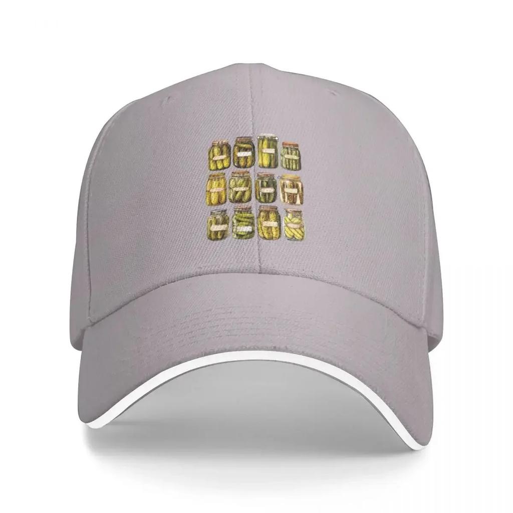 Pickles Pickled Cucumbers Baseball Cap Fashion Beach Sun Hat For Sunscreen Birthday Boy Womens
