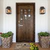 Vintage Wood Flowers Print Doormat Anti-Slip Bathroom Kitchen Mat Living Room Floor Door Entrance Carpet Rug