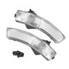 Pair of Rearview Wing Mirror Indicator Lens Turn Signal Light Cover 1538488 Fit for Ford Focus