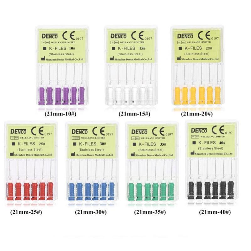 Buy Dental Endo Root Canal KFILES For Dental 21mm SS Root Canal