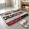 Classic B-Borderlands-Games Floor Mat Machine Washable Soft Flannel Area Rug, Non-Slip Absorbent Floor Mat for Living Room