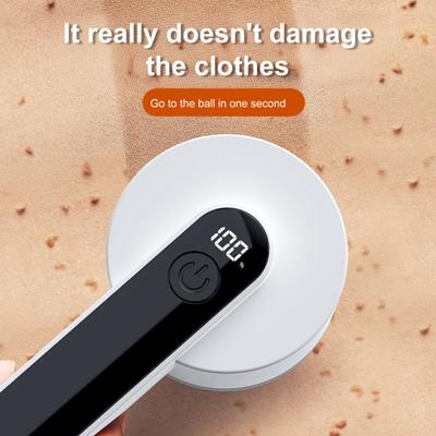 Yousheng Anti-peluches Rasoir à tissu Rechargeable par USB Affichage numérique Portable Anti-bouloches pour pull Protection du tissu Dispositif de sécurité