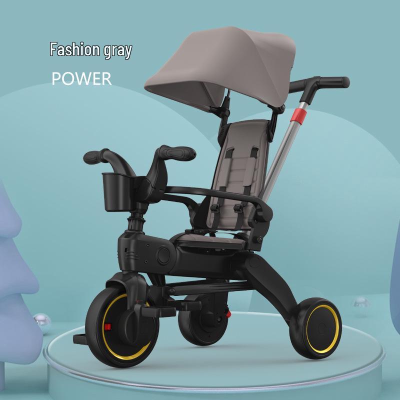 

Детский многофункциональный складной трехколесный велосипед-коляска для детей 3-6 лет – Легкий для мальчиков и девочек