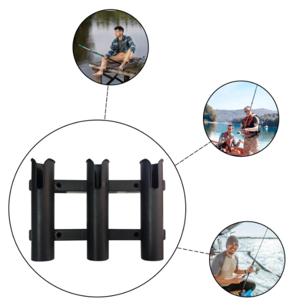 Support de canne à pêche en plastique durable Matériau ABS Support de canne à pêche Support de canne à pêche Utilisation marine