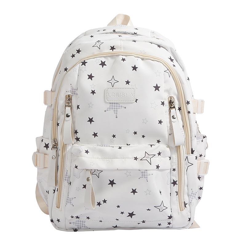 Schoolbag College Light Cute School Bag Junior High School Girl High School Student Backpack College Student Travel Commuter Backpack