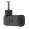 TypeC auf DC Adapter Buchse auf Stecker 3.5x1.35mm rechtwinklig PD Anschluss Ladegerät