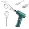 Green Hand Mixer Hand Mixer Kitchen Supplies USB Charging