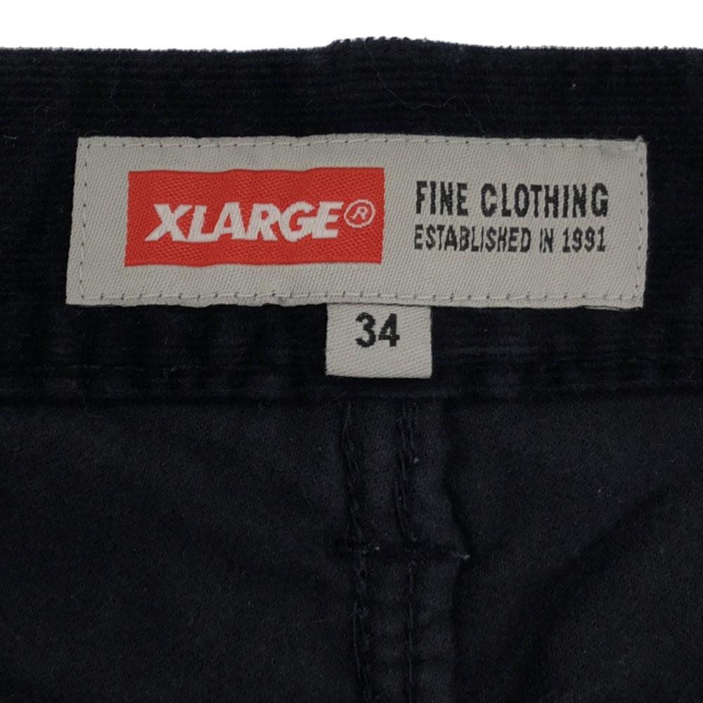 Xlarge Logo Embroidery Corduroy Pants W34 Navy Men's Used