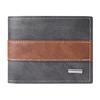 Herren PU-Leder Bifold Geldbörse Schlanker Minimalistischer Kartenhalter Bargeld Münzfach Vintage Business Geldbörse