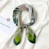 Silk Fashion Small Square Scarf Women's New Spring and Autumn Printing Printed Mulberry Silk Silk Scarf Decorative Professional Scarf Scarf