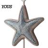 Creative Wall Hook Wooden Hook, Mediterranean Style Decorative Coat Sturdy Hooks for Clothes Durable Hanger Home Decor Keys Umbrellas Scarves