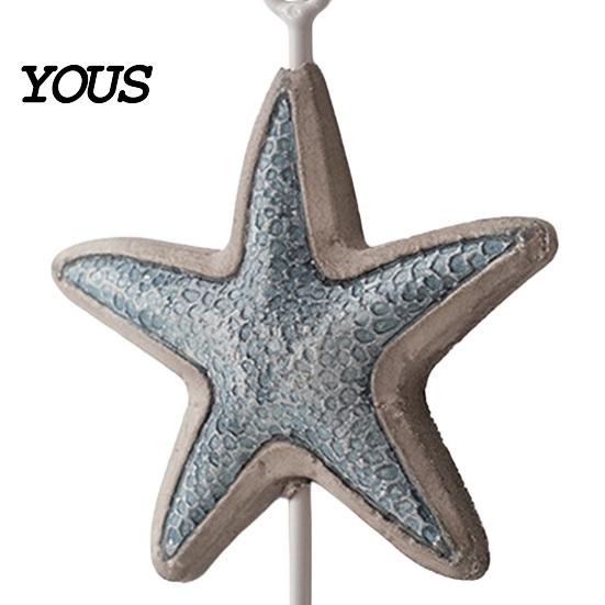 Creative Wall Hook Wooden Hook, Mediterranean Style Decorative Coat Sturdy Hooks for Clothes Durable Hanger Home Decor Keys Umbrellas Scarves