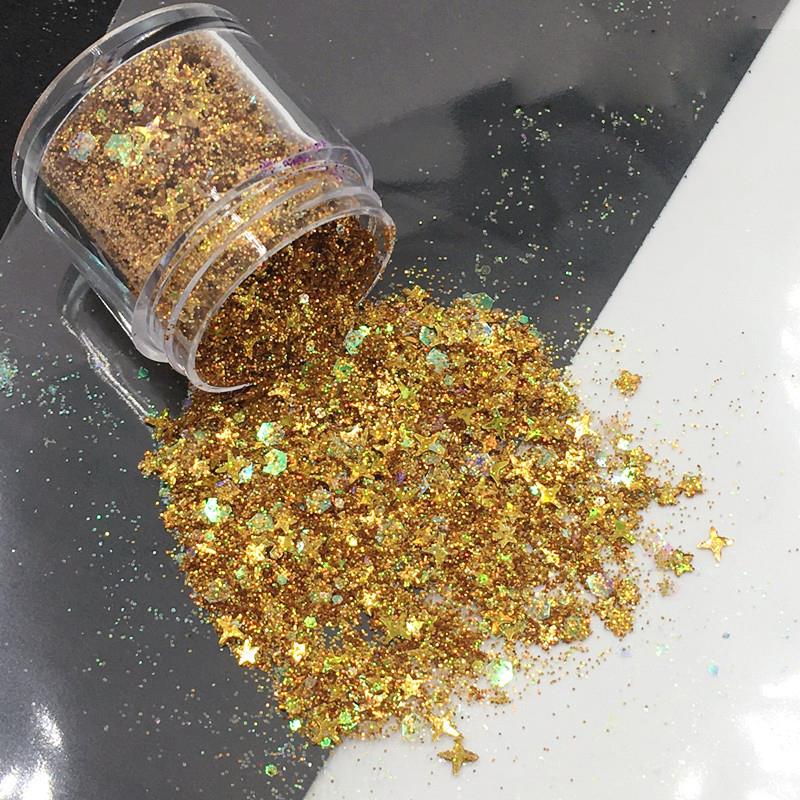 10ml/Box Glitter Epoxy Resin Fillings Mix Colorful Glitter Sequins Materials for DIY Epoxy Resin Mold Crafts Nail Art Fillers