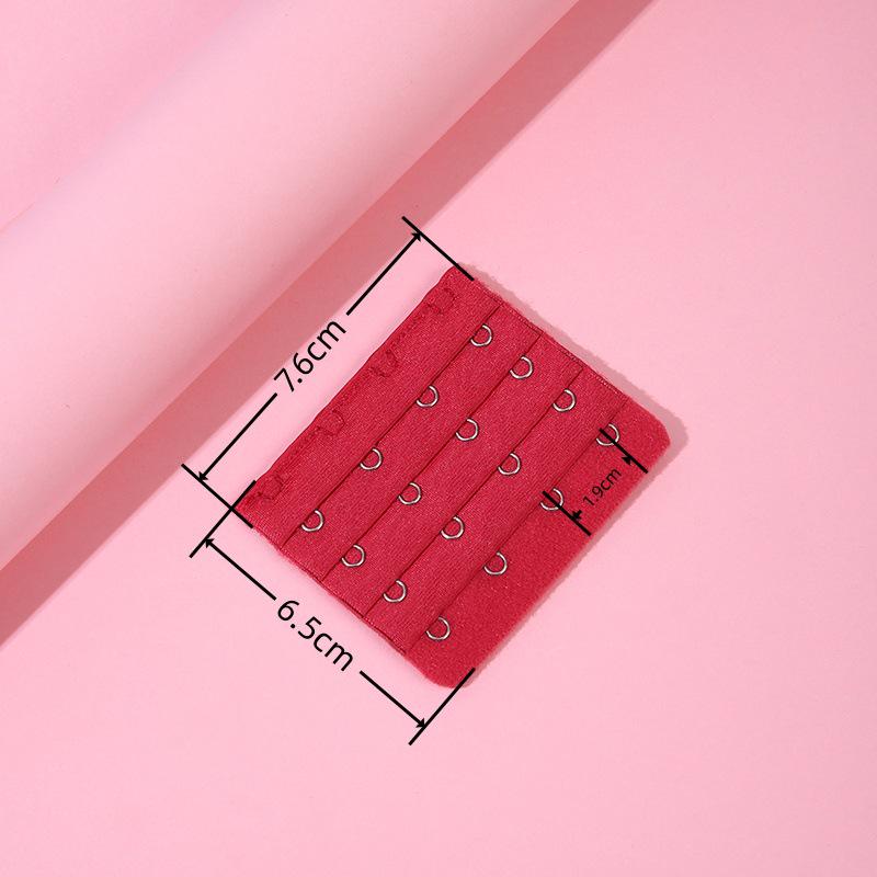 Bra Extension Buckle: 4 Rows, 3 or 4 Buckle Options, Stainless Steel, Large Size Adjustable Extender.
