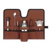 Canvas Cocktail Set Carry Bag Portable Folding Roll Strap Professional Mixology Bartender Bag For Camping Outdoor