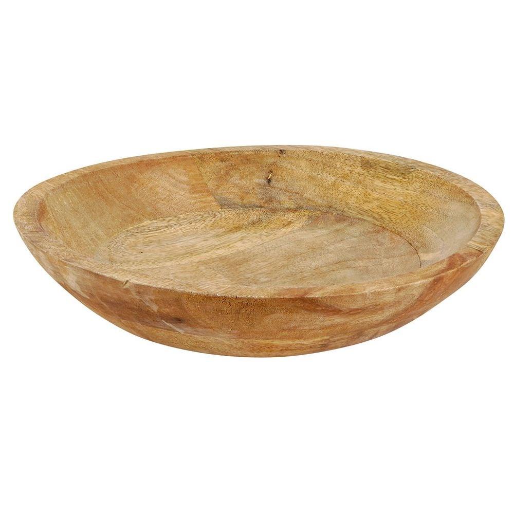 Wooden Bowl Basket For Fruits, Vegetables, Salads, Snacks, Dishes 1.5L