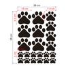 44pcs Dog and Cat Paw Print Wall Stickers for Home and Pet Spaces Vinyl Decals for Walls Furniture and Other Surfaces
