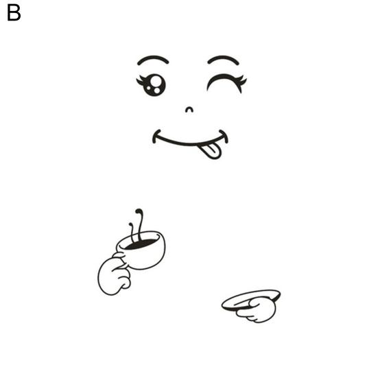 Fridge Sticker Self Adhesive Eco-friendly Removable Easy To Apply Wide Application Decorative