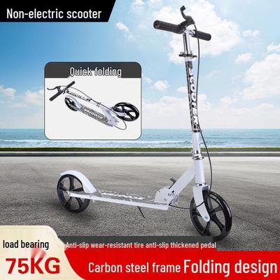 Patinete Plegable para Commuter: Rueda Grande para Adolescentes y Adultos