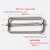 Stainless Steel Adjustable D-Ring Buckle - Copper Three-Speed Wire Pull Design