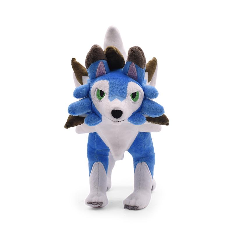 Lycanroc Day & Night Huangyan Wolf in Alternate Colors: Orange, Gray, Blue