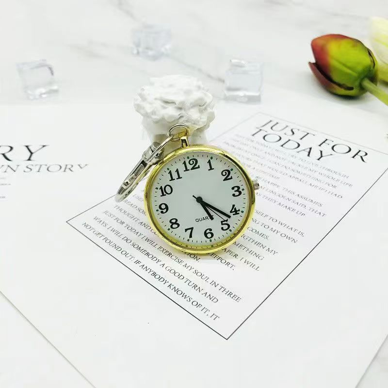 Keychain Watch Small Pocket Watch for Daily Carry