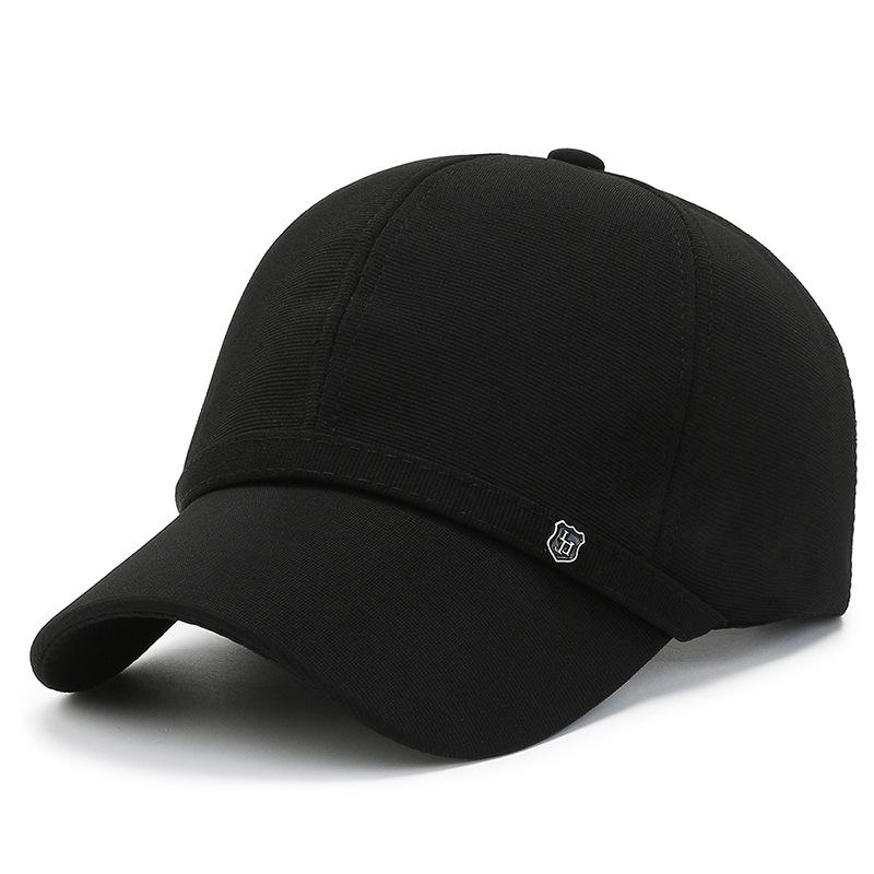 Spring Summer Luxury Brand Baseball Cap For Men Outdoor Sports Solid Fashion Sunhat Kpop Gorras Hombre Black Adjustable Snapback