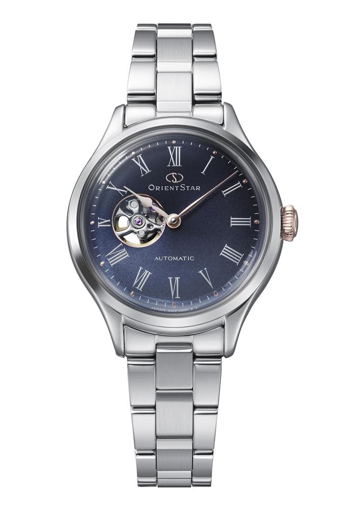 Orient Star Automatic Classic Limited Edition of 150 in with a Gradient RK-ND0022L Women's Watch, Semi-Skeleton, Mechanical, Japan, 2-Year